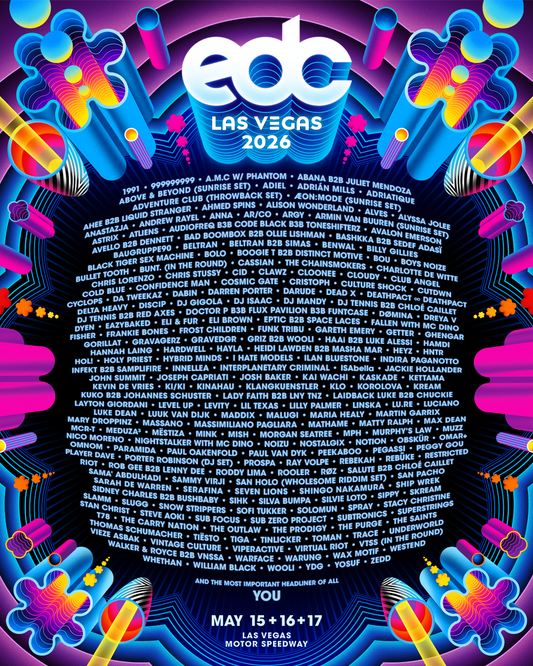EDC LAS VEGAS 2026 LINE UP ANNOUNCED