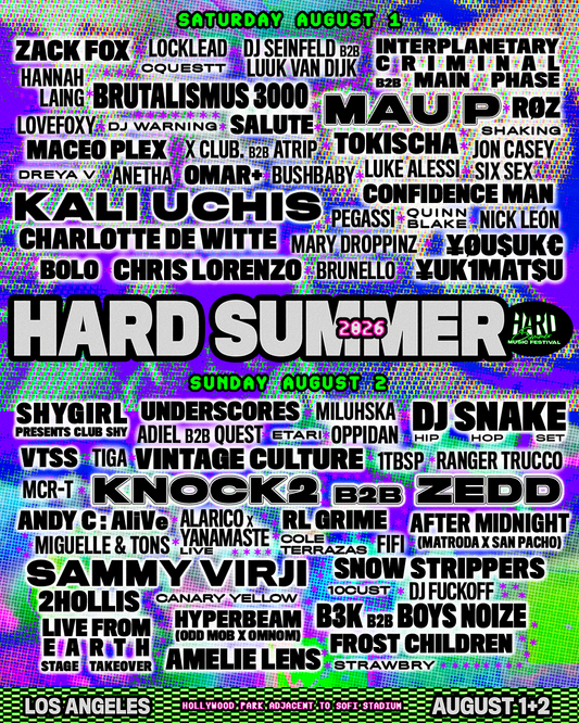 HARD Summer 2026 ARTIST TO SEE